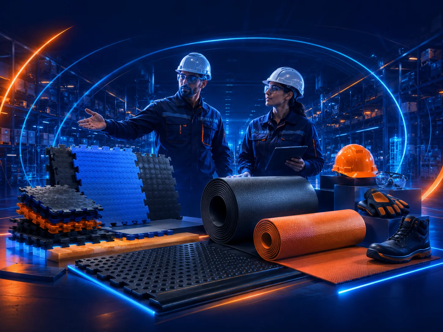 Industrial products and EVA floor systems