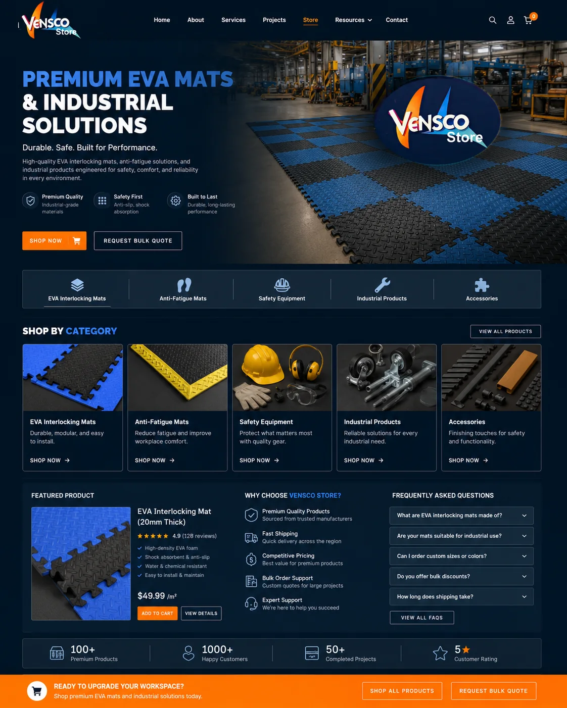 Interlocking EVA mats for play and gym floor protection